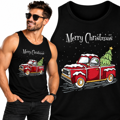 TANK -TOP ŚWIĄTECZNY MERRY CHRISTMAS 1